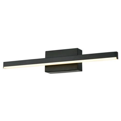 REALITY Linea Bathroom LED WL. IP 44 Black W: 40cm H: 7cm. D: 11cm. Light down. Metal parts like Luvo (pos.19) - REAL-234001-02