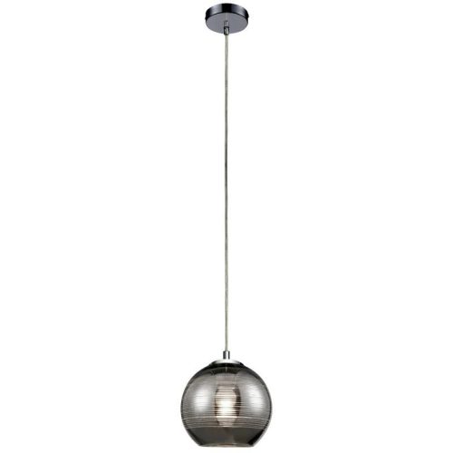 REALITY Jaron Pendant lamp chrome Size:20*20*120cm 1xE27 40W bulb excl. Glass chrome galvanized