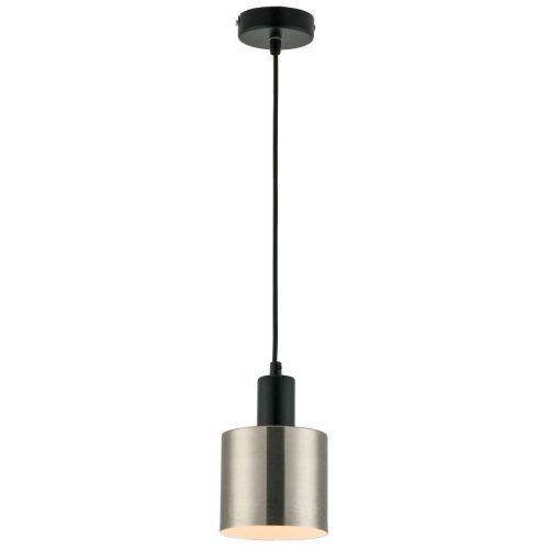 REALITY Nulla Metal pendant lamp, nickel matt+black+white color finish, E27 1*40W,color box+carton