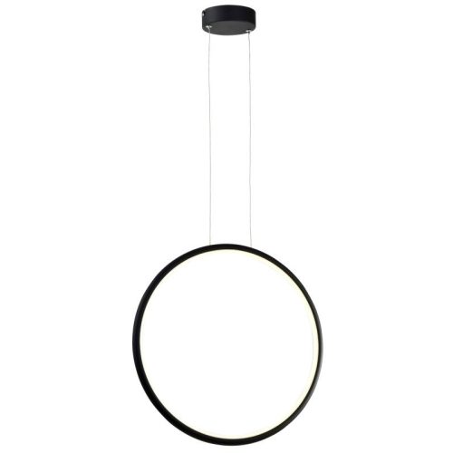 REALITY Ragi Modern Pendant LightAlu. and Glass and IronMatt BlackLED 4000K 24W; 80lm/W;25000hours;CRI≧80; A+Overallsize: W430xH1200mm