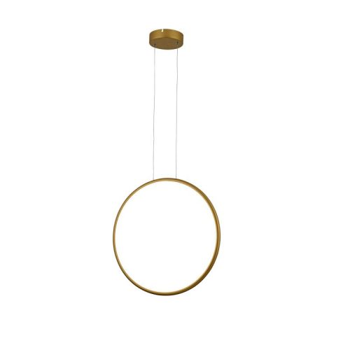 REALITY Ragi Modern Pendant LightAlu. and Glass and IronPearl GoldLED 4000K 28W; 80lm/W;25000hours;CRI≧80; A+Overallsize: W495xH1200mm