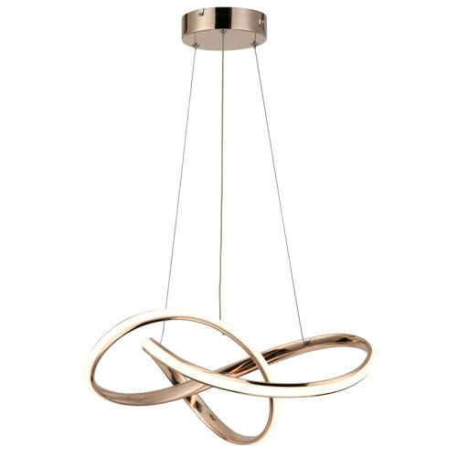 REALITY Hannah Pendant lightAlu. and silicon and IronFrance Gold finish36W LED incl.80lm/W CRI: ≧80 ; 2years warranty; A+4000K dimmable w remote controlOverall size:D500xH1200mm