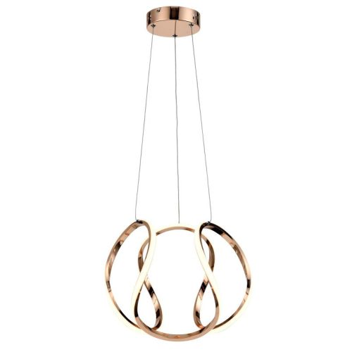 REALITY Clarence Pendant lightAlu. and silicon and IronFrance Gold finish40W LED incl.80lm/W CRI: ≧80 ; 2years warranty; A+4000K dimmable w remote controlOverall size:D350*1200mm