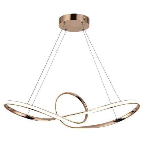 REALITY Arlena Pendant lightFrance Gold finish45W LED incl.80lm/W CRI: ≧80 ;2years warranty; A+4000K dimmable w remote controlOverall size::L760xW280xH1000mm