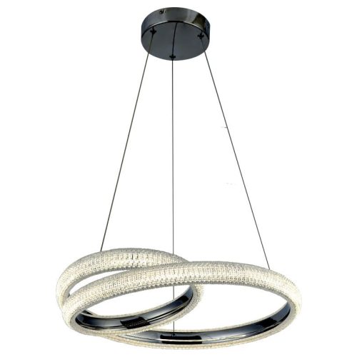 REALITY Auxerre LED pendant lightchrome finishingIron and Alu and acrylicLED 36W 4000K25000hours, CRI≧80;D495xH1200mm