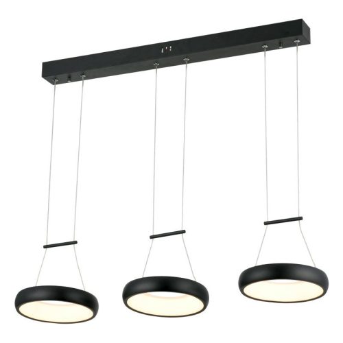 REALITY Thea Pendant lamp, Alu.and Acrylic and IronSand BlackLED 36W; 80lm/W;4000K25000hours;CRI≧80;A+Size:765x200xH1200mm