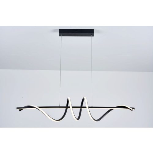 REALITY Serpent LED pendant lamp,sand black36W 3000/3500/4000KL: 90cm. H: 20cm total H120cm. 5 years guarantee