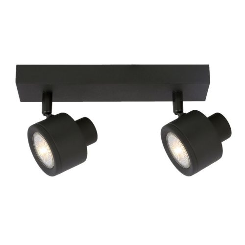 REALITY Emerson spot 2-ltmetal blackfor 2 x GU10, max. 50W without bulb - REAL-837002-30