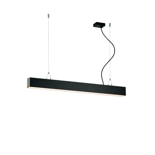 VIOKEF Linear Suspended L580 3000K Black Dim. Station Ult - VIO-3911-00058-3-B-D1