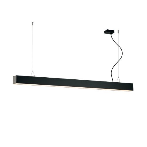 VIOKEF Linear Suspended L1420 3000K Black Dim. Station Ul - VIO-3911-00142-3-B-D4