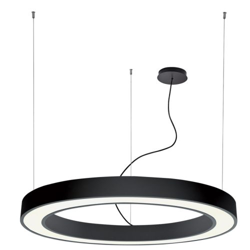 VIOKEF Suspended Black Ring D1800 3000K Dimmable - VIO-3915-0018-3-B-D4