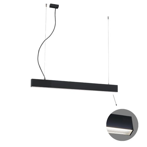 VIOKEF Linear Suspended L580 3000K Black Microprismatic D - VIO-3916-00058-3-B-M-D3