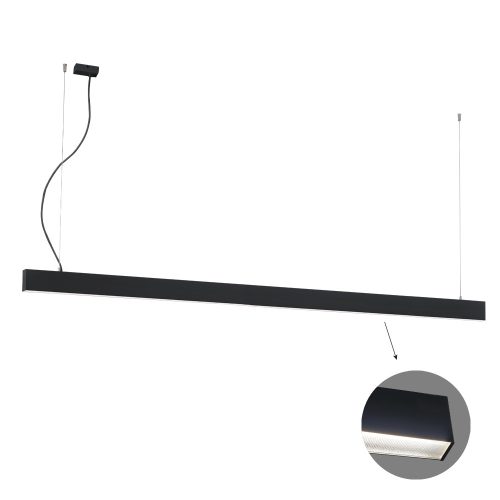 VIOKEF Linear Suspended L3100 3000K Black Microprismatic - VIO-3916-00310-3-B-M-N