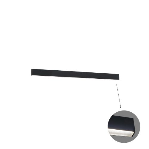 VIOKEF Linear Wall Lamp L580 3000K Black Microprismatic D - VIO-3916-02058-3-B-M-D3