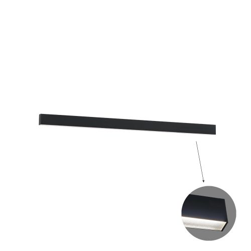 VIOKEF Linear Wall Lamp L1420 3000K Black Microprismatic - VIO-3916-02142-3-B-M-D3