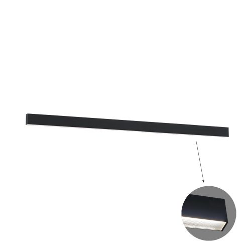 VIOKEF Linear Wall Lamp L2260 3000K Black Microprismatic - VIO-3916-02226-3-B-M-D3