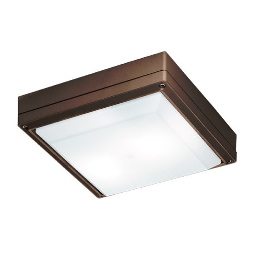 VIOKEF Ceiling Lamp Brown Square Leros - VIO-4049303