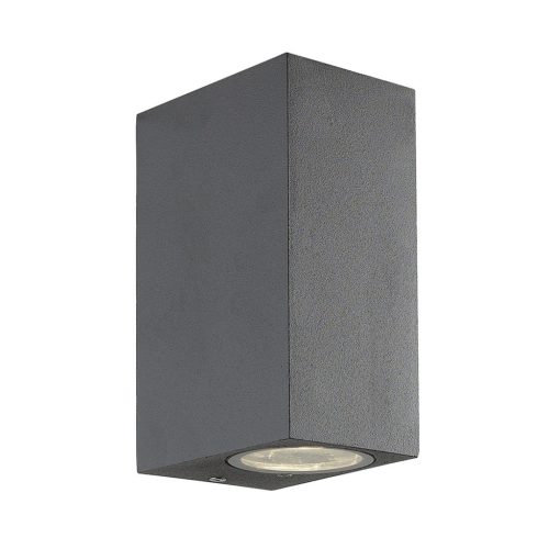 VIOKEF 2/Lights Wall Lamp Dark Gray Square H:150 Tilos - VIO-4099400