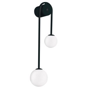 Fali lámpa - VIOKEF Wall Lamp 2/Lights Black Polina - VIO-4266300