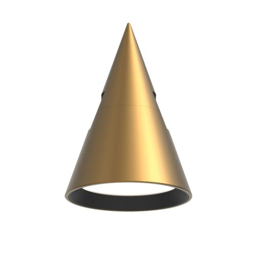 VIOKEF Spot Conical Gold Hoop - VIO-4269301