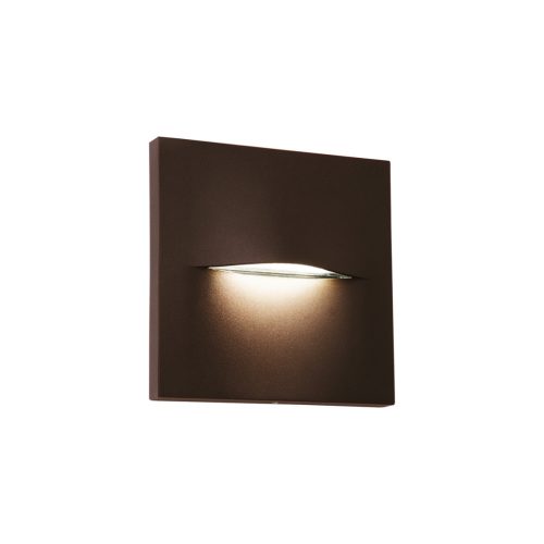 VIOKEF Wall Lamp Rusty Brown Square 140x140 Vita - VIO-4298401